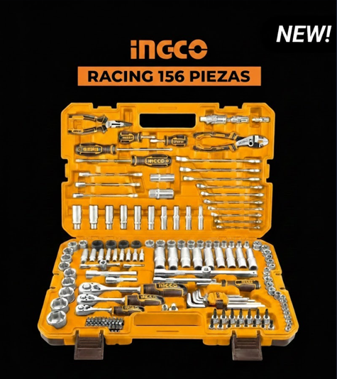 INGCO RACING 156 PIEZAS SET JUEGO HERRAMIENTAS hkthp21561 ls