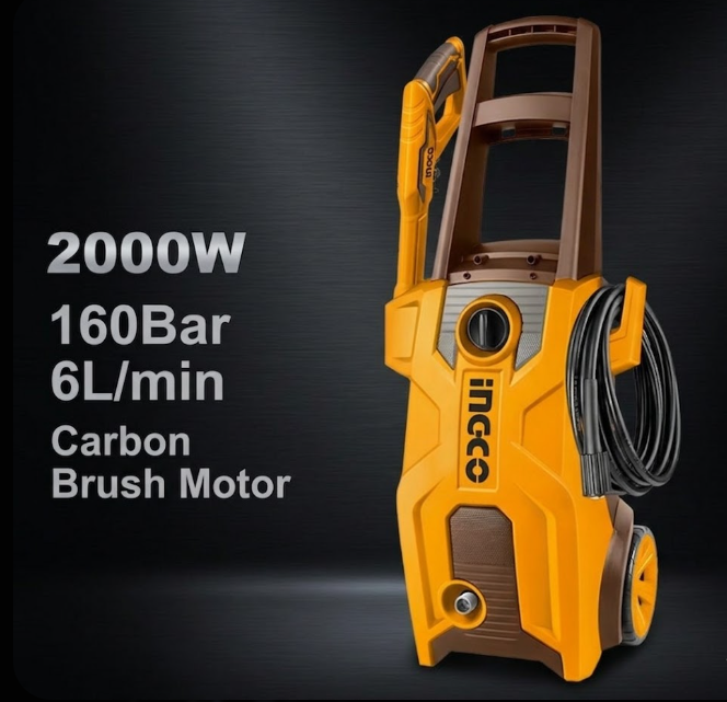 Hidrolavadora Eléctrica INGCO 2000W — 160 Bar
