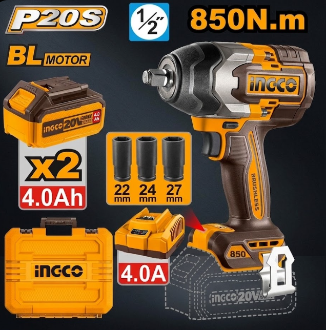 Linterna LED Recargable INGCO P20S 20V a batería