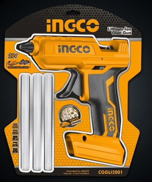 Pistola Encoladora Inalámbrica INGCO 20V